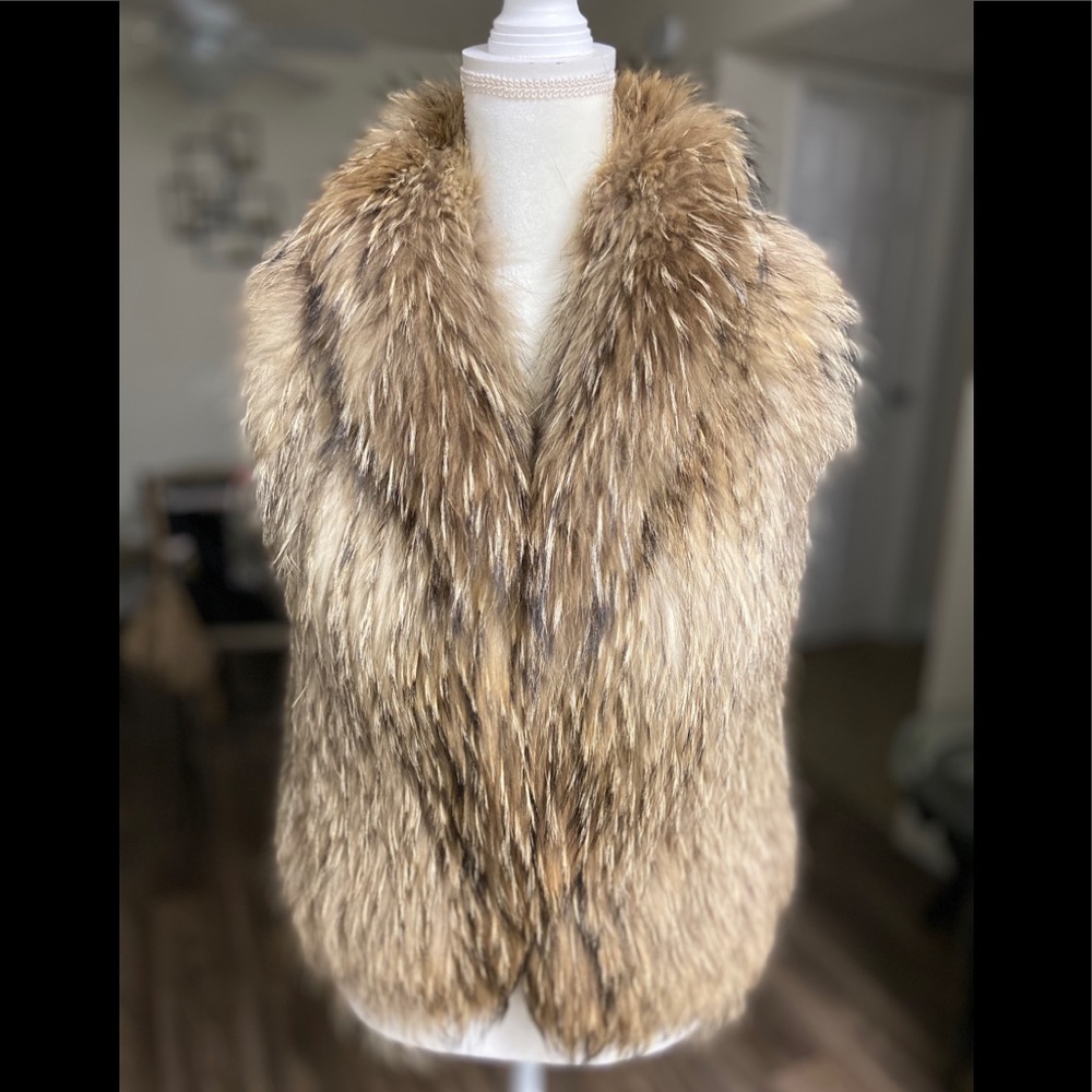 Authentic Yves Solomon Genuine Fur Vest